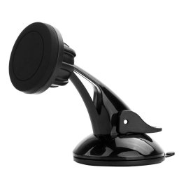 Suport Auto Magnetic Lemontti Negru cu Prindere Ventuza