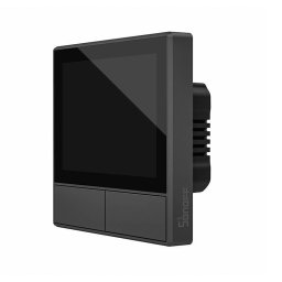 Intrerupator de Perete Sonoff NSPanel Smart Scene Control Prin Aplicatie Vocal Functie Termostat Display Bluetooth Negru