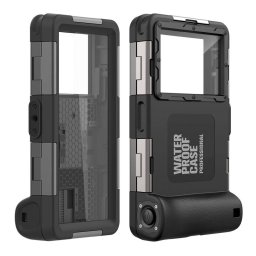 Husa TECH-PROTECT Diving Case pentru dispozitive 6.7 inch, IPX8, Negru