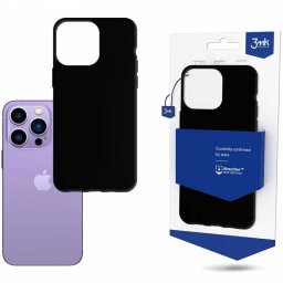 Husa TPU 3MK Matt Neagra pentru Apple iPhone 14 Pro