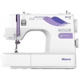 Masina De Cusut Electromecanica Minerva NEXT141D-1 13 Programe 850 Imp/Min 70W White Purple