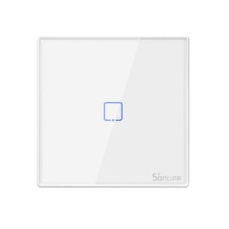 Interupator Smart WiFi Sonoff cu 1 Canal 433MHz Semnal RF Alb
