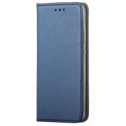 Husa din Piele Ecologica OEM Smart Magnetic Bleumarin pentru Xiaomi Redmi 9A / Redmi 9AT
