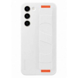 Husa Samsung Silicone Grip Case Alb pentru Galaxy S23 Plus