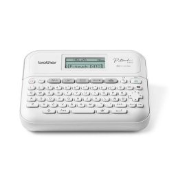 Imprimanta Etichete Brother PT-D410 cu USB Tastatura QWERTY LCD Tehnologie Direct Termica Alb