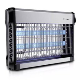Aparat Anti-Insecte V-Tac cu Lumina UV 2X10W Negru/Argintiu