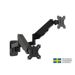 Suport 2 Monitoare de Perete Multibrackets 17-32inch 8kg Negru