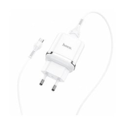 Incarcator Retea cu Cablu microUSB Hoco N3 18W 3A 1 x USB-A Alb