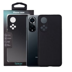 Husa Spacer Pentru Huawei Nova 9 Silicon + Microfibra Negru