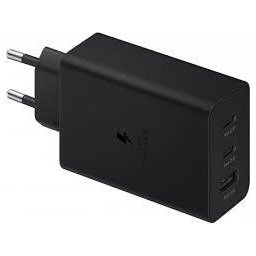 Incarcator Retea Samsung Trio 65W 3.5A 1 x USB-A - 2 x USB-C Negru EP-T6530NBEGEU