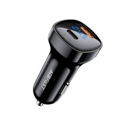Incarcator Auto Acefast B4 66W 3A 1 x USB-A - 1 x USB-C Negru