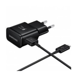 Incarcator Retea cu Cablu USB-C Samsung EP-TA200B + DG970BBE 15W 2A 1 x USB-A Negru GP-PTU020SOBBQ