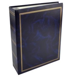 Album Foto Procart Classic 23x28cm 50 Pagini Albe Autoadezive Tip Caiet Mecanic Albastru