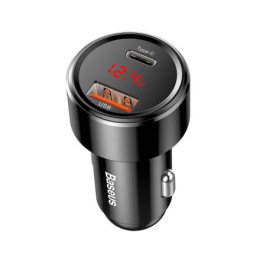 Incarcator Auto Baseus Magic 45W 6A 1 x USB-A - 1 x USB-C Negru CCMLC20C-01