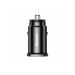 Incarcator Auto Baseus Square PPS 30W 5A 1 x USB-A - 1 x USB-C Negru CCALL-AS01