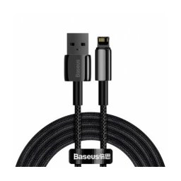 Cablu Date/Incarcare Baseus USB - Lightning Tungsten 2m 2.4A Negru