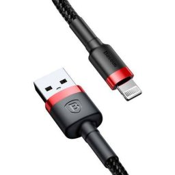 Cablu Date/Incarcare Baseus USB-A - Lightning Cafule 18W 1m Negru