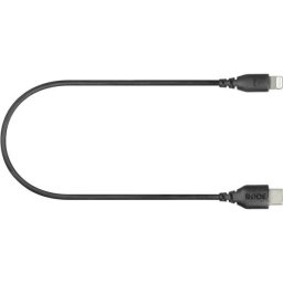 Cablu Date Rode Microphones Pentru Microfon USB-C Lightning 30cm Negru