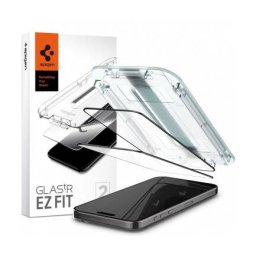 Folie Protectie Spigen Apple iPhone 15 Pro Max Sticla Securizata Set 2 Bucati