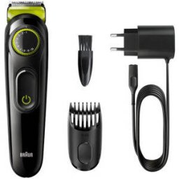 Aparat de Tuns Barba Braun Seria 3 BT3323 Negru/Verde