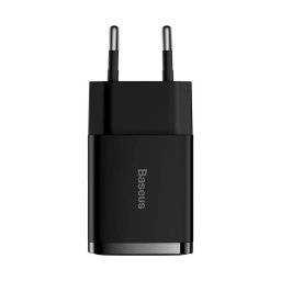 Incarcator Retea Baseus CCXJ010201 Compact 2x USB Quick Charge 10.5W 2.1A Negru