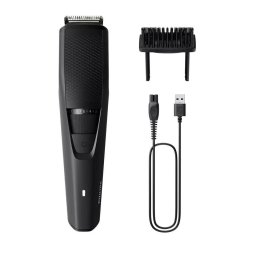 Aparat Tuns Barba Philips Sistem Inovator Lift & Trim Fara Fir Lame Otel Inoxidabil 0,5-10mm Negru