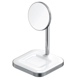Incarcator Satechi Stand Wireless Magnetic iPhone 12/13 AirPods Pro USB-C Alb