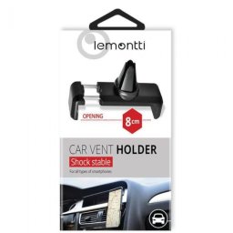 Suport Auto Lemontti LSVENTBK cu Prindere la Sistemul de Ventilatie Negru