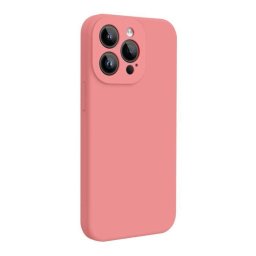 Husa Lemontti Liquid Silicon MagCharge pentru iPhone 15 Pro Max Roz