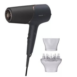 Uscator de Par Philips BHD538/30 ThermoShield 2 Viteze 3 Trepte Temperatura 2300W Negru