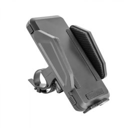 Suport Telefon Pentru Bicicleta Procart Reglabil Latime 59-98mm Fixare Ghidon Negru
