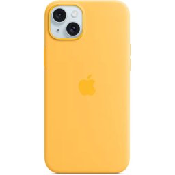 Husa Apple iPhone 15 Plus Silicone Case with MagSafe - Sunshine