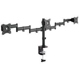 Suport 3 Monitoare Digitus Universal 27inch Max 24kg Negru