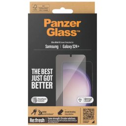 Folie protectie PanzerGlass screen protector, protective film (transparent, Samsung Galaxy S24 Plus, EasyAligner)