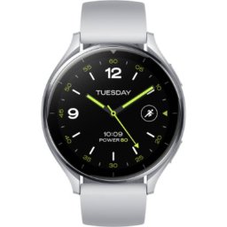 Smartwatch Xiaomi Watch 2 Sliver Case With grey TPU Strap