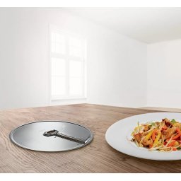 Disc pentru Taiat Legume in Stil Asiatic Bosch MUZ45AG1 Otel Inoxidabil Compatibil cu Robotii de Bucatarie MUM4 si MUM5