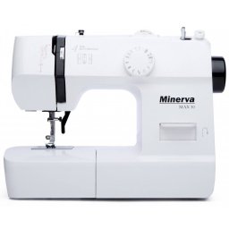 Masina de cusut Electromecanica Minerva MAX30 13 Programe 700 Imp/min 70W Black White