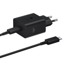 Incarcator Retea Samsung Super Fast Charger 45W Low Standby USB Type-C Cablu Type-C (5A) Inclus Negru