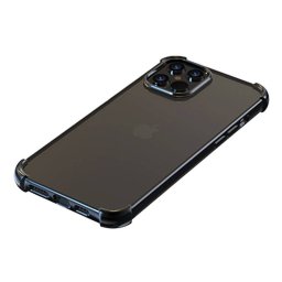 Husa Devia Silicon Glitter Soft Gun pentru iPhone 12 Mini Black