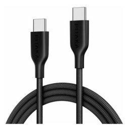 Cablu de Date / Incarcare PITAKA Flex Braided USB C-USB C 1.2M Negru
