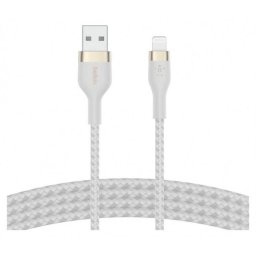 Cablu Date Belkin USB-A Lightning 1m Silicon Alb