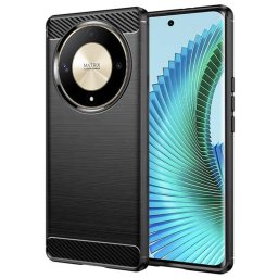 Husa Lemontti Carbon Case Flexible pentru Honor Magic6 Lite Negru