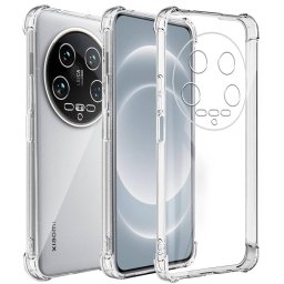 Husa Lemontti Shockproof Silicon pentru Xiaomi 14 Ultra Transparent