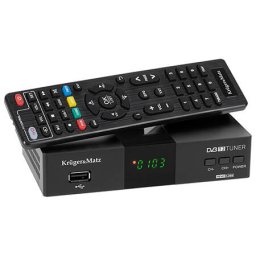 Tuner DVB-T2 Kruger&Matz KM0550D HDMI 1.3 Telecomanda Negru
