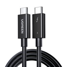 Cablu Date UGREEN USB C - USB C Thunderbolt 4 100W 8K 60Hz 40Gb/s 80cm Negru