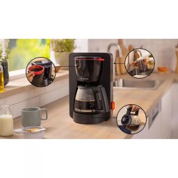 Cafetiera Bosch TKA3M133 MyMoment 1.4l 10/15 Cesti 1200W Negru