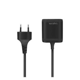 Incarcator Retea Logilink 220V Universal 1x USB-C 1x USB-A Maxim 2.4A 12W Suport OCP/OVP/SCP Cablu 1.5M Negru