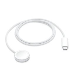 Cablu Date Apple Original Magnetic Apple Watch Fast Charger USB-C 1m Alb
