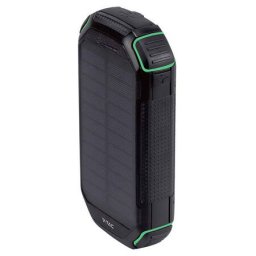 Baterie Externa V-Tac 30000mAh Incarcare Solara Negru