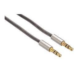 Cablu Audio Hama 3.5 mm Jack Plug - Plug Stereo Gold-Plated Ultra-Thin 0.5 m